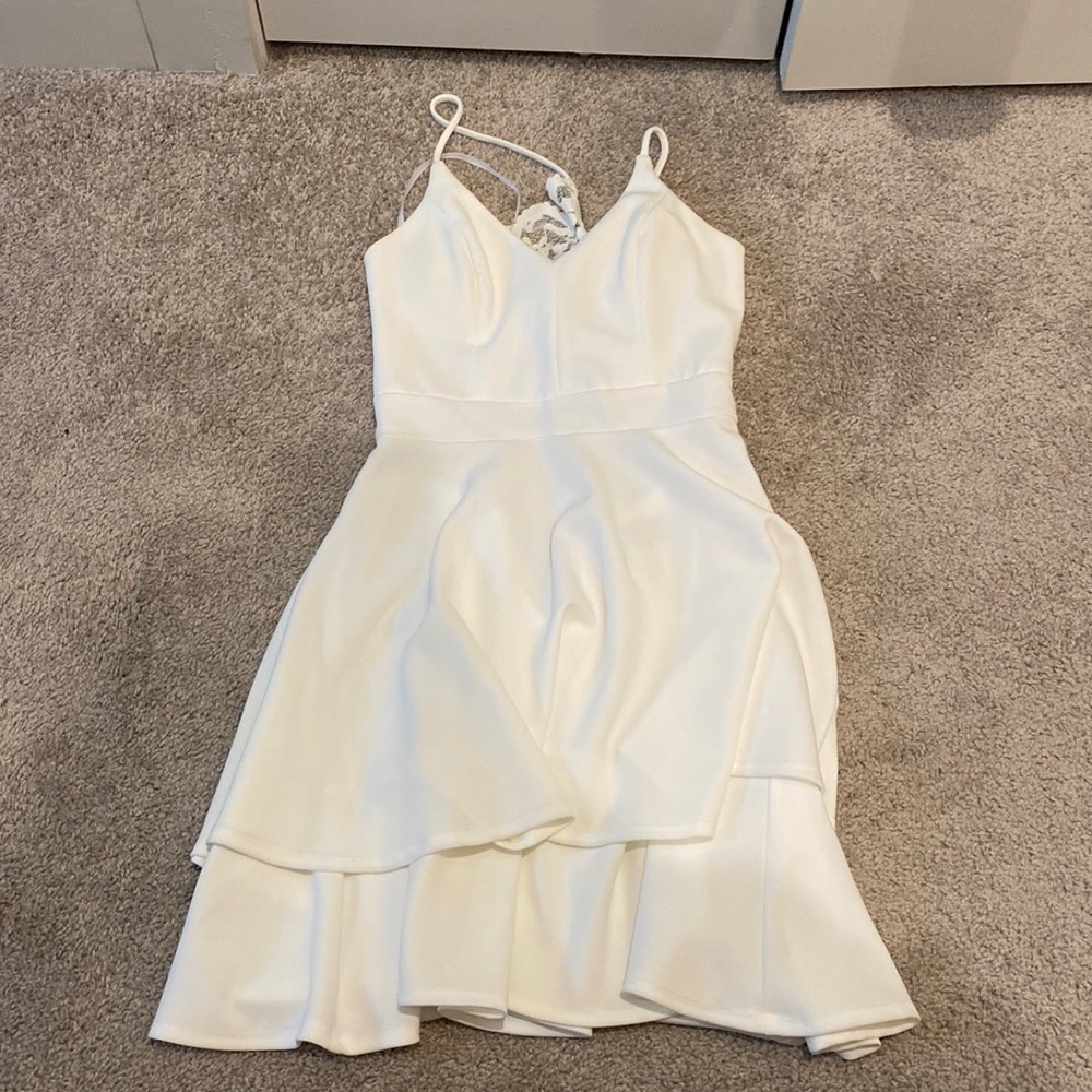 B darlin white dress size 5/6